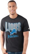 STARTER Men's Starter  Heather Black Detroit Lions Prime Time T-Shirt