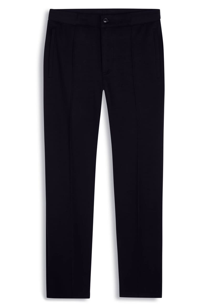 Soft Touch Pintuck Knit Pants, Alternate, color, BLACK