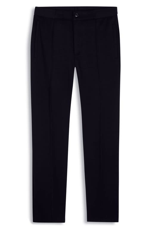 Bugatchi Soft Touch Pintuck Knit Pants In Black