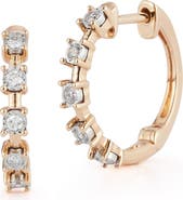 Dana Rebecca Designs Ava Bea Interval Diamond Hoop Earrings