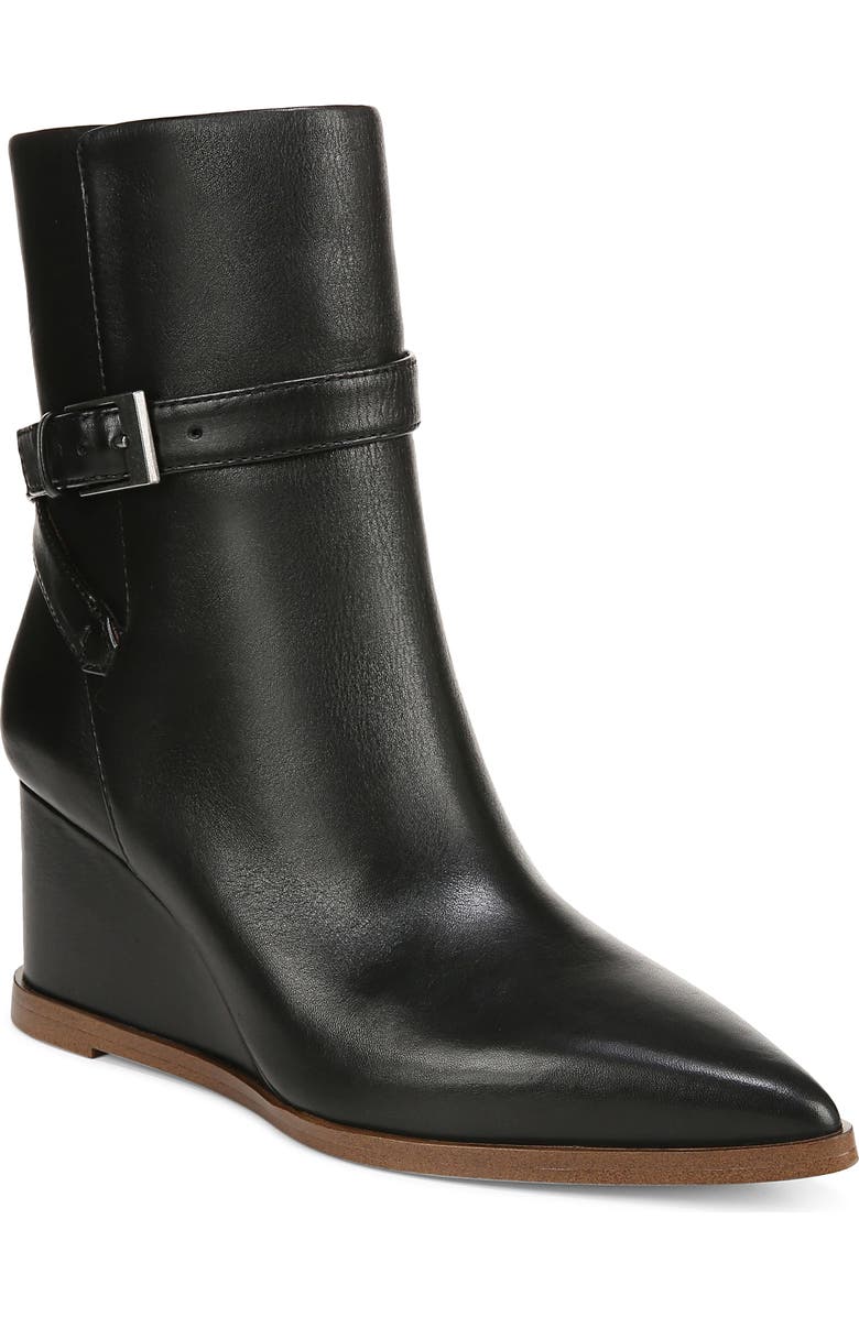 Franco Sarto Emina Pointed Toe Wedge Bootie, Main, color,