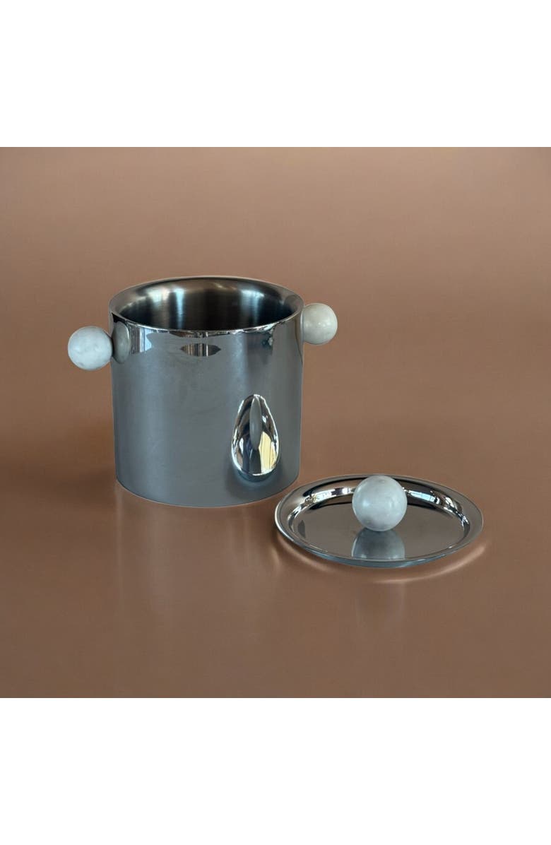 Meso Goods Kora Ice Bucket, Alternate, color, Silver