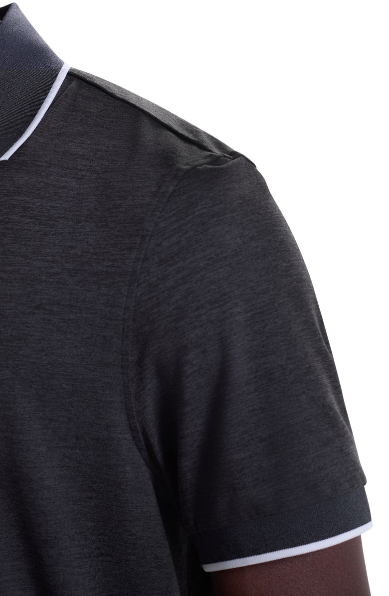 Bugatchi Three-Button Performance Polo, Alternate, color, Black