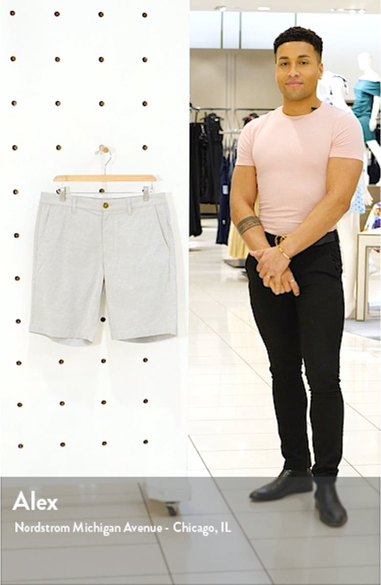 Stretch Oxford Chino Shorts, sales video thumbnail