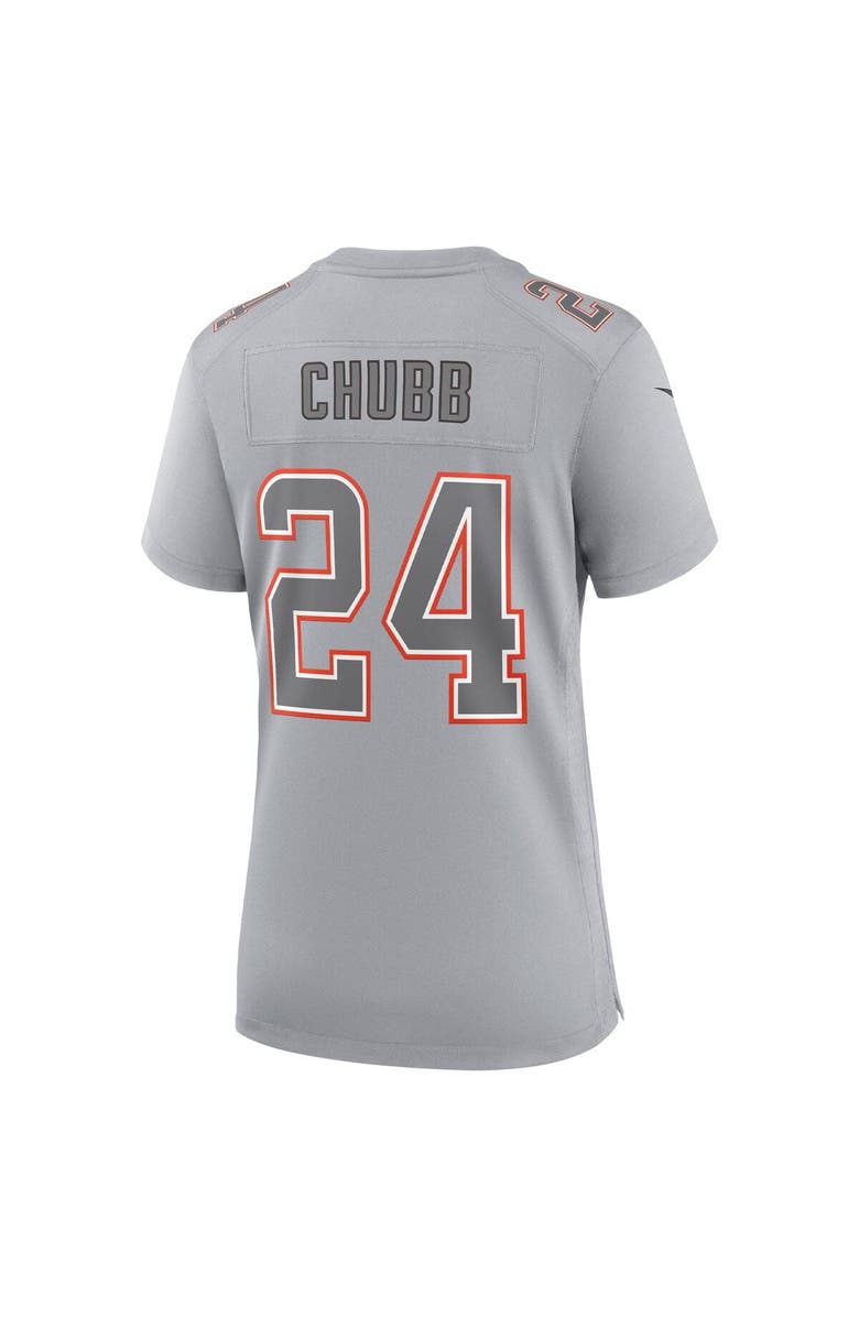 Nike Women's Nike Nick Chubb Gray Cleveland Browns Atmosphere Fashion Game Jersey, Alternate, color,