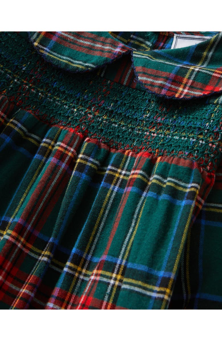 Petite Plume Kids' Eloise Brushed Twill Nightgown, Alternate, color, Green