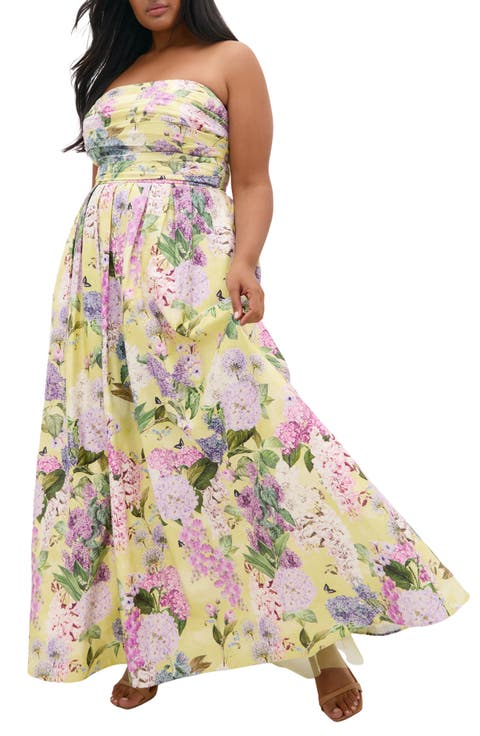 Rosalee Floral Maxi Dress (Plus)