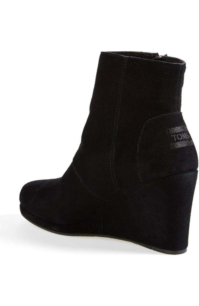 TOMS 'Desert' Wedge High Bootie, Alternate, color,
