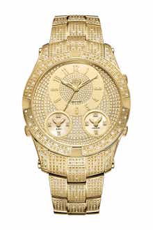 JBW Jet Setter III Diamond Bracelet Watch, 46mm