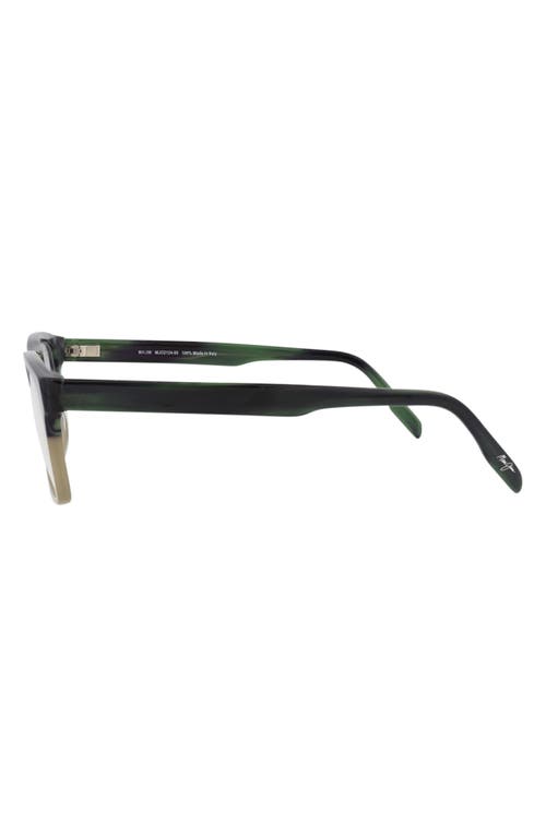 Maui Jim 56mm Square Optical Glasses In Black