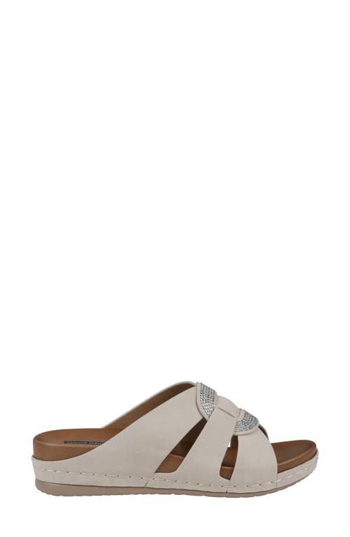 Gc Shoes Betsey Comfort Slide Sandal In Ivory