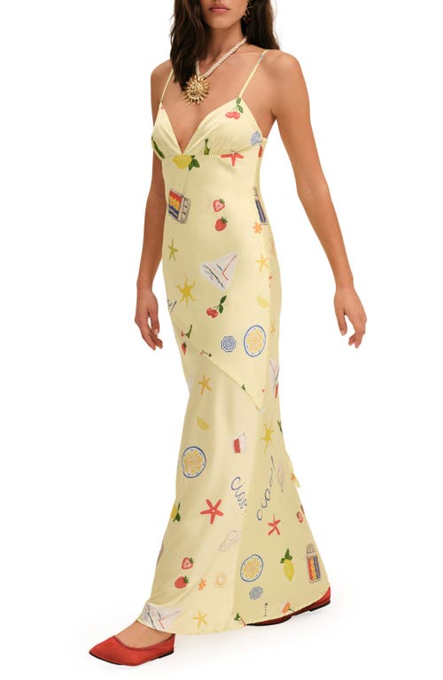 FOR LOVE & LEMONS FOR LOVE & LEMONS HUDA SATIN MAXI DRESS