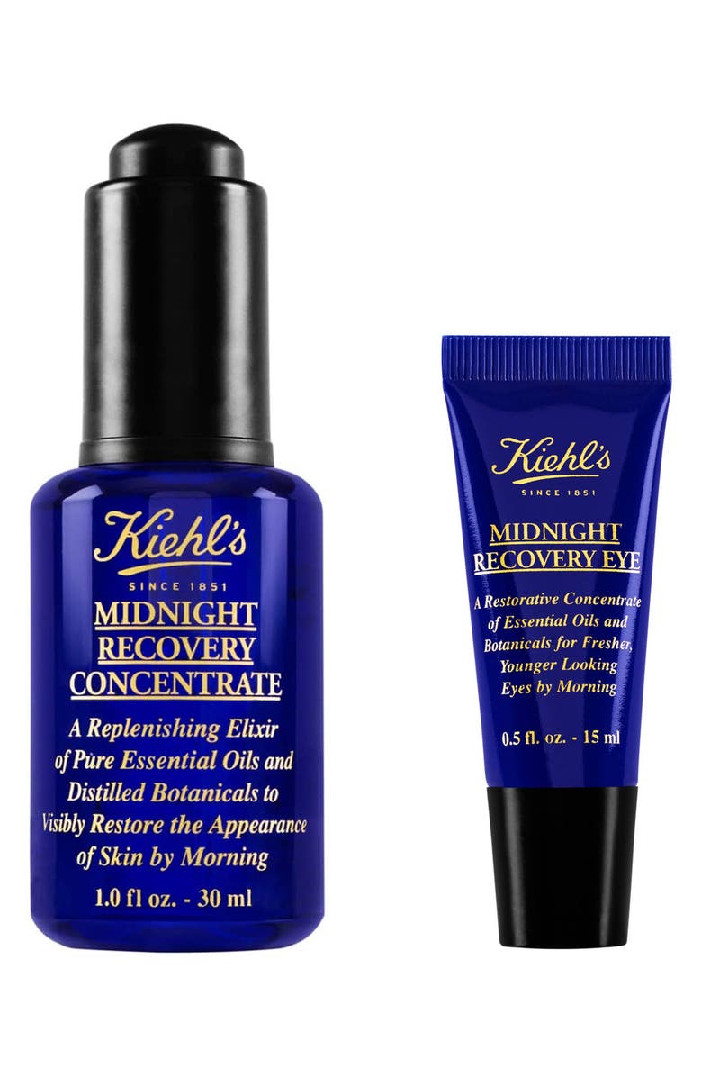 Kiehl's Since 1851 Midnight Recovery Concentrate and Eye Concentrate Duo, Main, color,