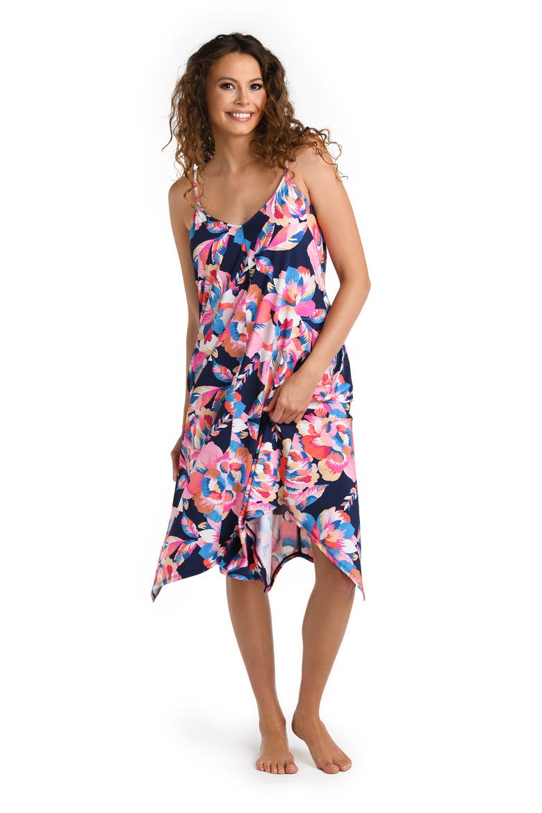 Cover-Up Scarf Dress, Alternate, color, INDIGO