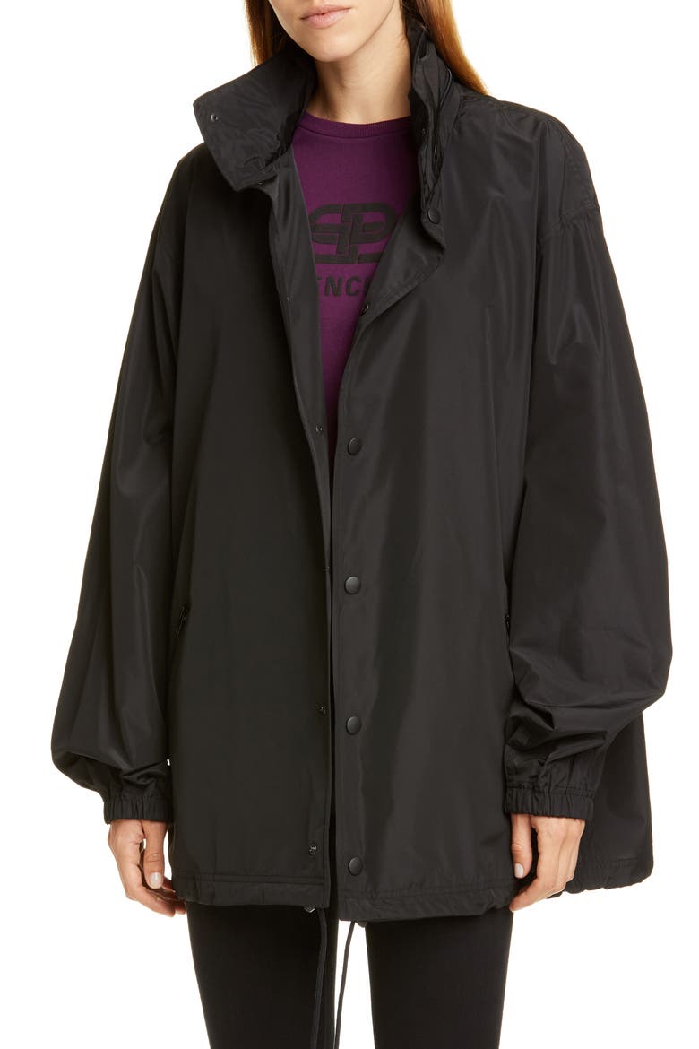 Logo Windbreaker, Main, color, BLACK