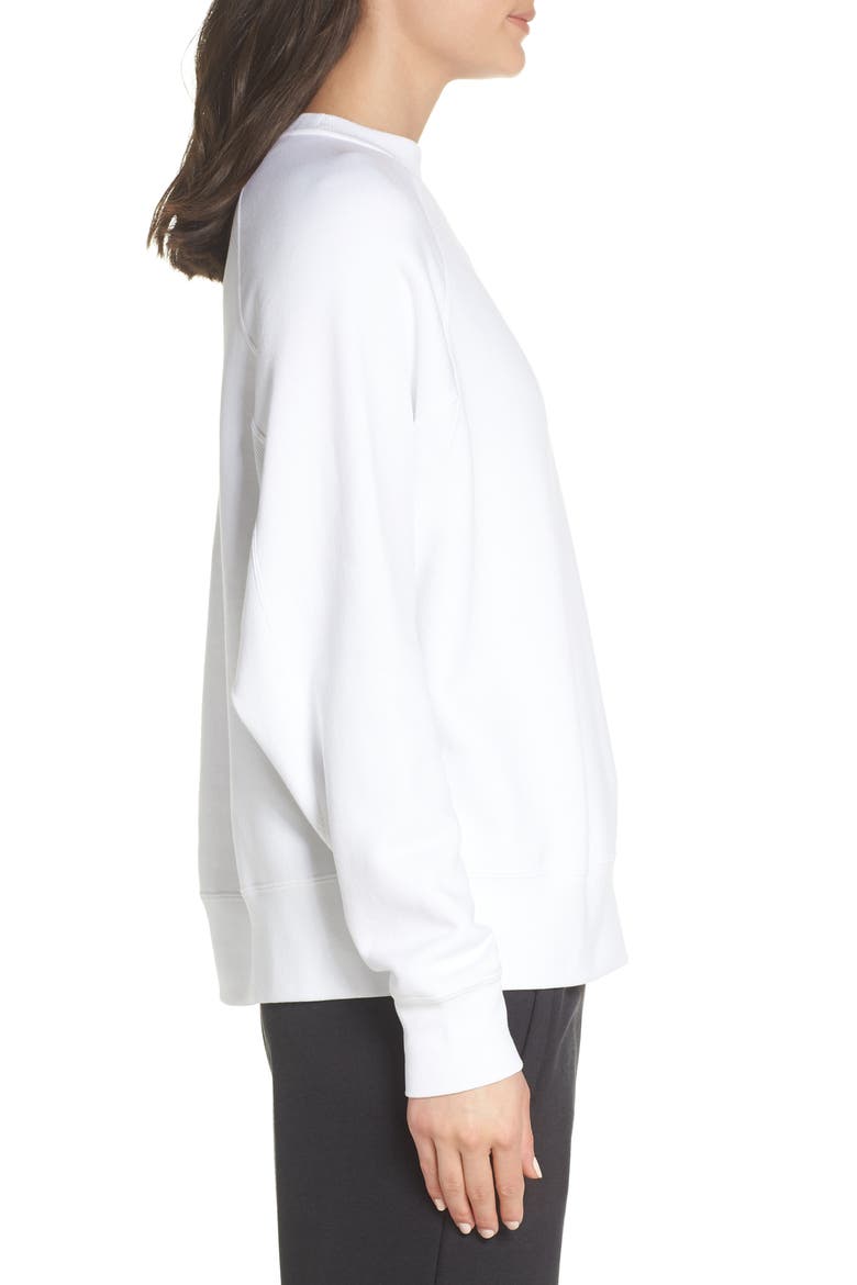 Sportswear Rally Sweatshirt, Alternate, color, WHITE/ BLACK