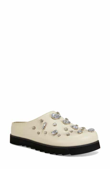 AZALEA WANG Voncile Embellished Platform Mule