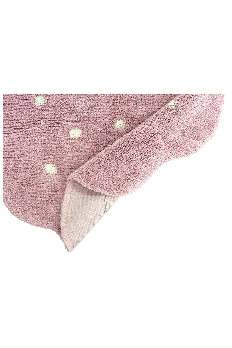 Mini Biscuit Pear Washable Cotton Blend Rug, Alternate, color, VINTAGE NUDE NATURAL