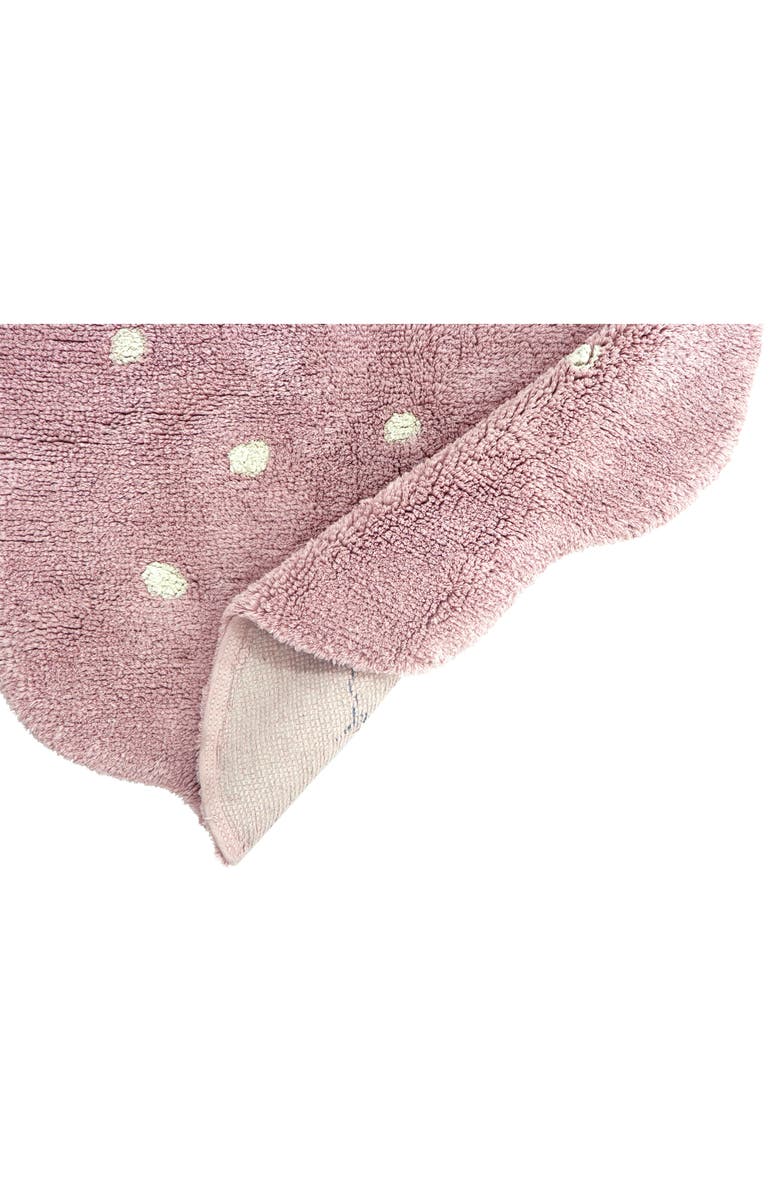 Lorena Canals Mini Biscuit Pear Washable Cotton Blend Rug, Alternate, color,