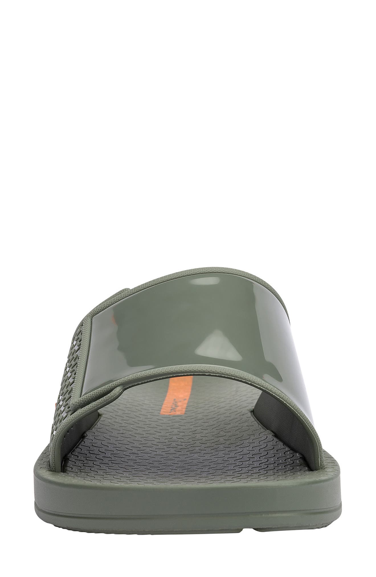 Slide Sandal, Alternate, color, GREEN