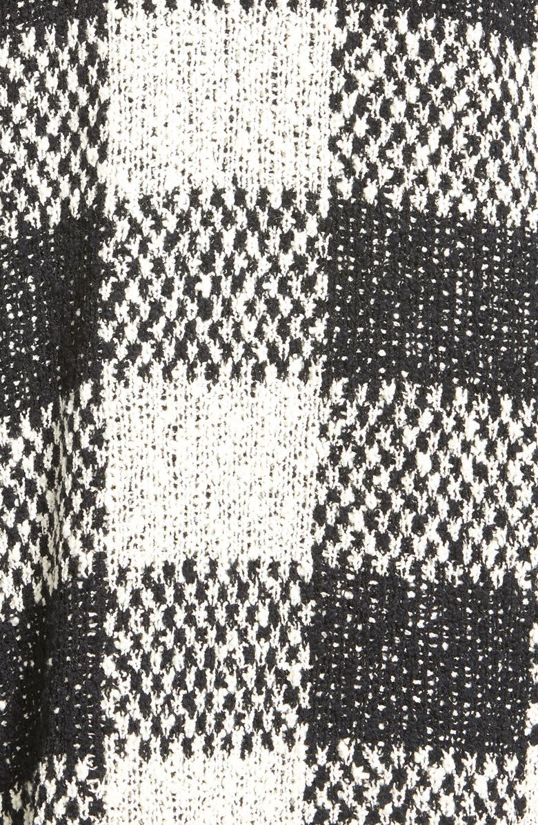 Leith Plaid Open Cardigan, Alternate, color,