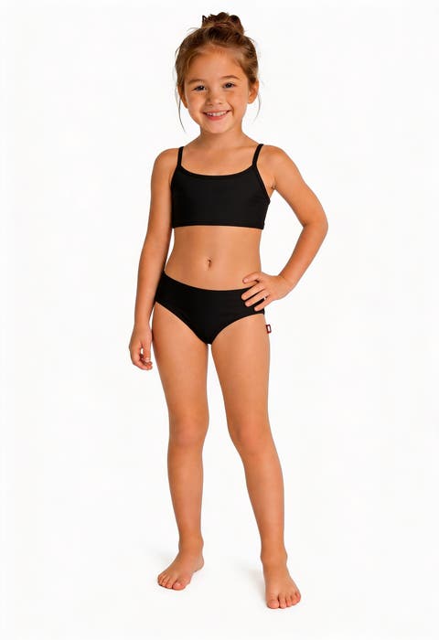 Girls UPF 50+ Bikini 2-Piece Swimsuit Set (Toddler, Little Kid, Big Kid)