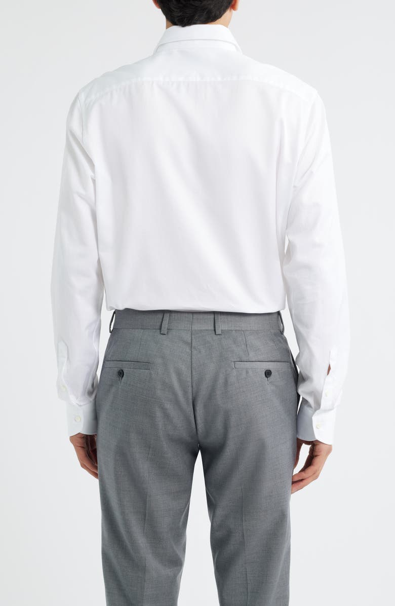 Canali Regular Fit Dress Shirt, Alternate, color, White