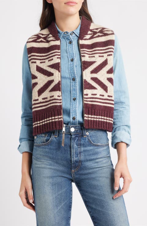 Shetland Collection Wool Zip Vest