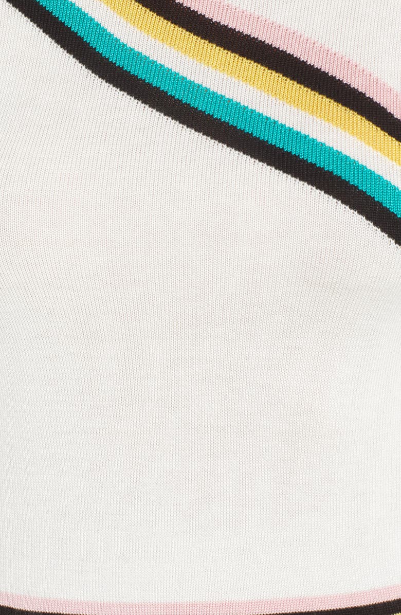 Topshop Chevron Fine Gauge Sweater, Alternate, color,