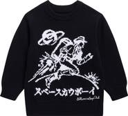 Billionaire Boys Club Kids' BB Astro Wrangler Cotton Crewneck Sweater