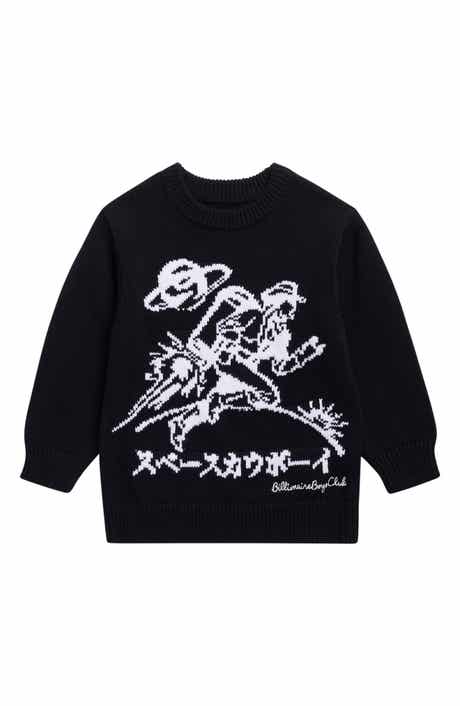 Billionaire Boys Club Kids' BB Astro Wrangler Cotton Crewneck Sweater