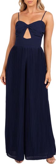 Alice Pleated Wide Leg Jumpsuit