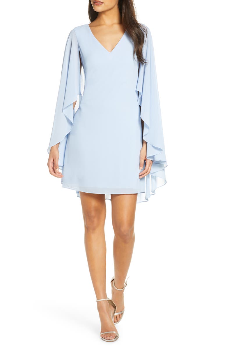 Vince Camuto Cape Back Shift Dress, Main, color,