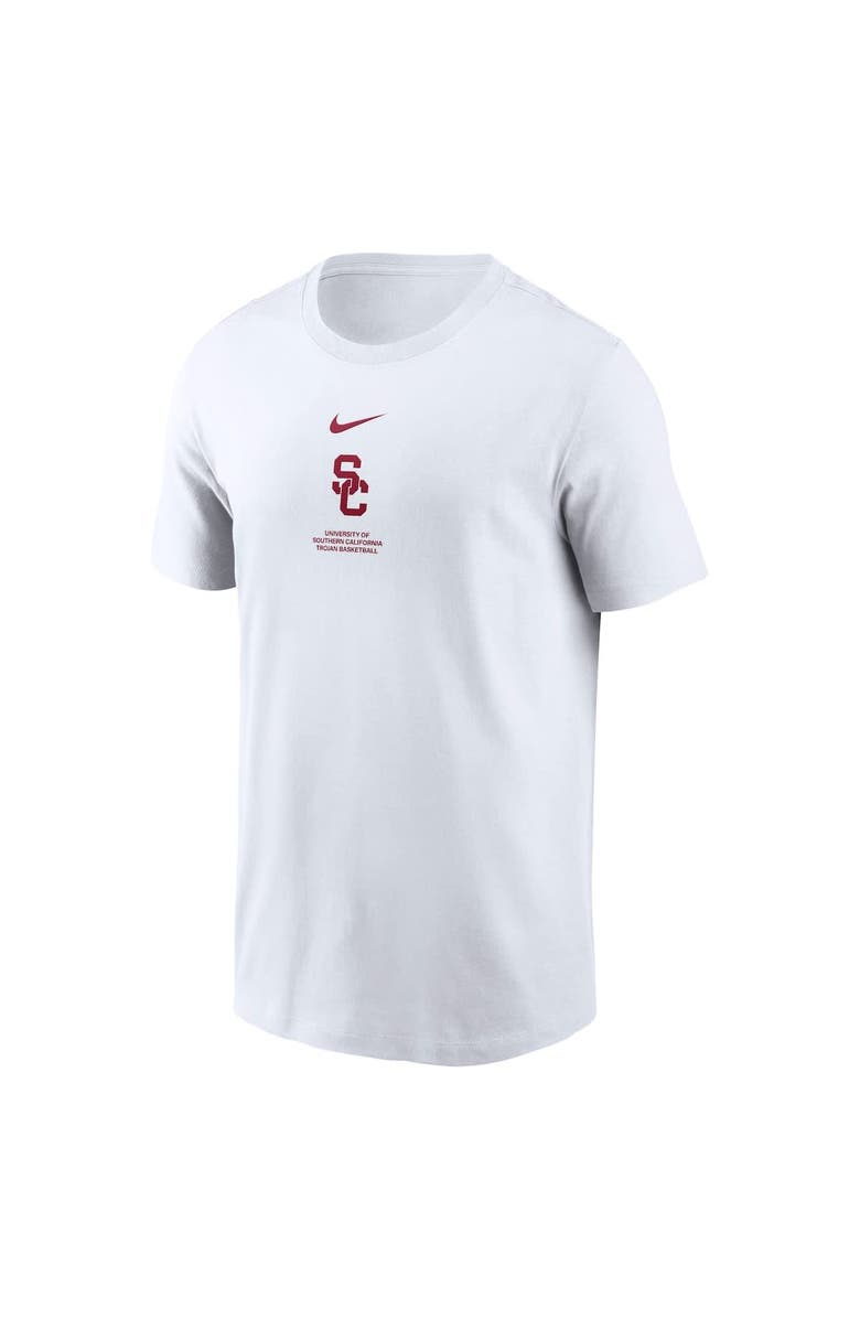 Nike Men's Nike White USC Trojans 2024 On-Court Basketball Performance T-Shirt, Alternate, color, 