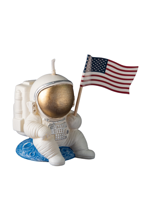 Astronaut Landing Candle