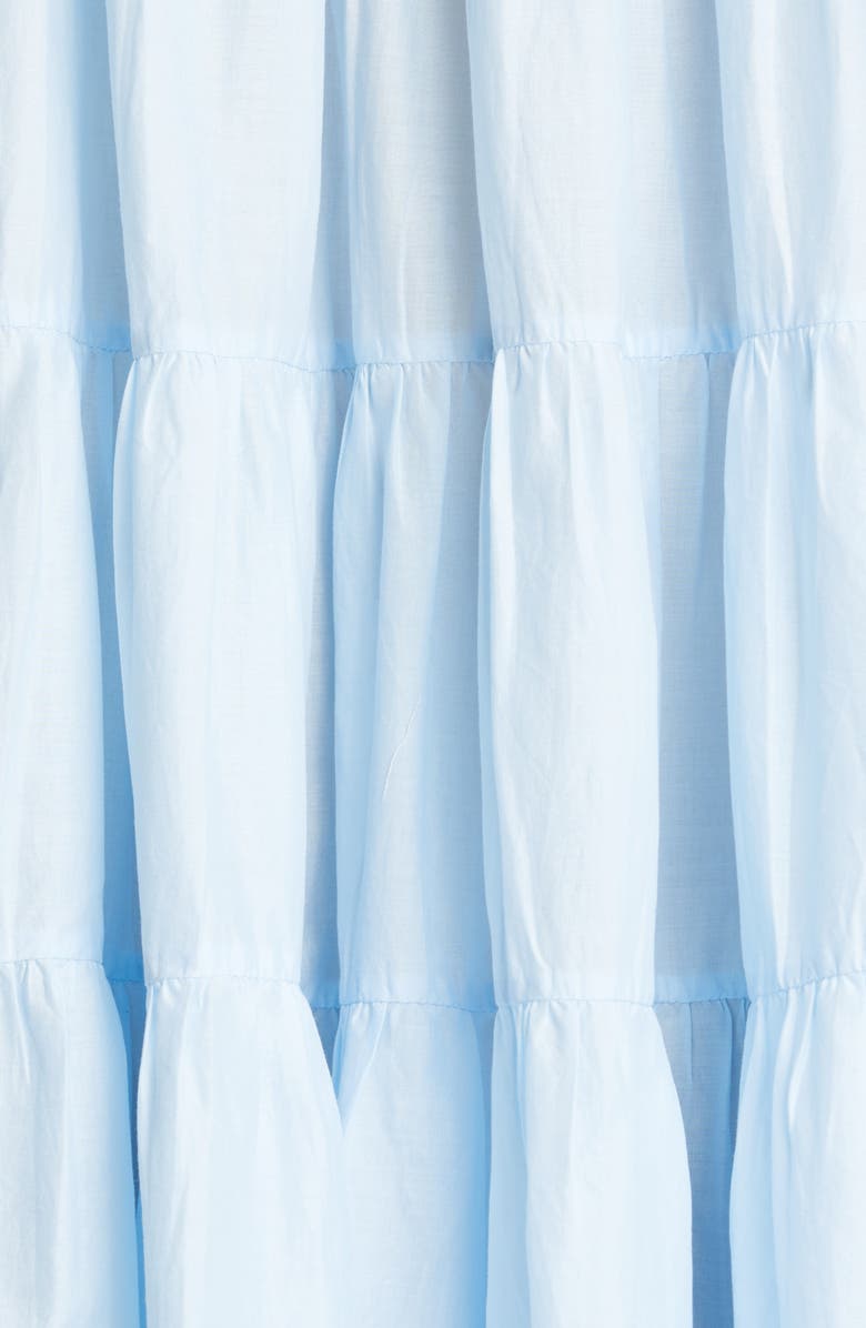 Merlette Soliman Tiered Long Sleeve Babydoll Dress, Alternate, color, 