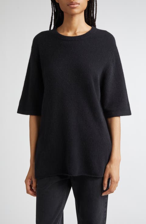 Raven Mercerized Wool & Yak Hair Blend Sweater