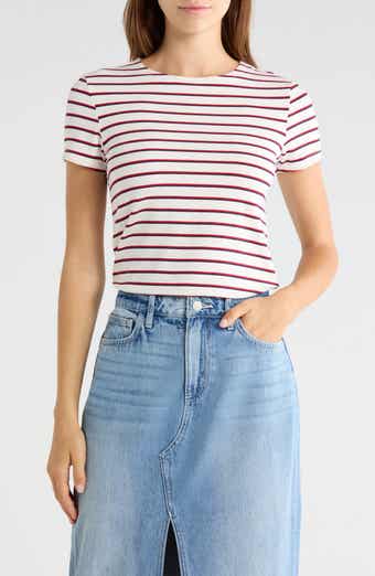 Ressi Stripe Crew T-Shirt