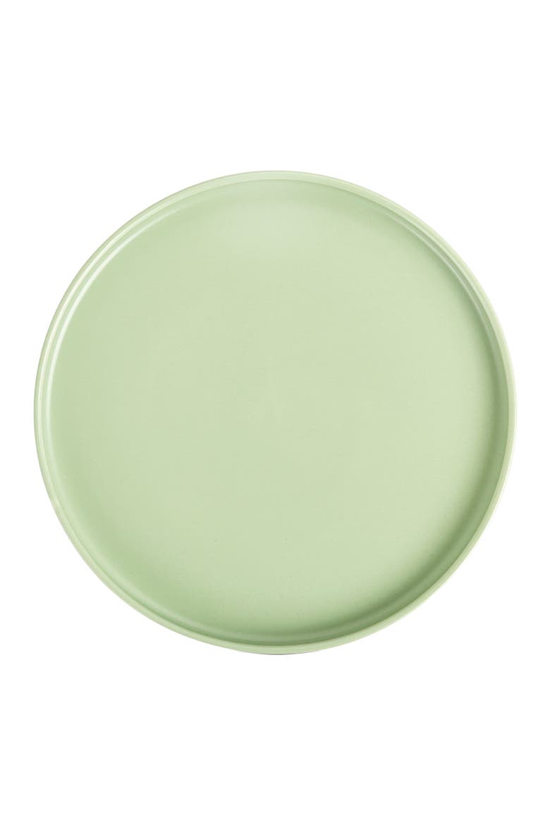 Stella Porcelain 6-Piece Dinner Plate Set, Main, color, Lime Green