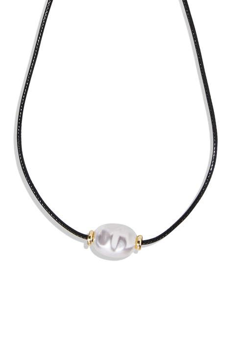 Antonia Faux Pearl Necklace