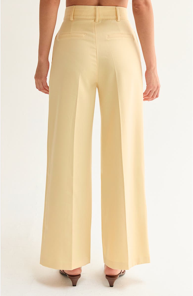 CRESCENT Wide Leg Trousers, Alternate, color, Yellow