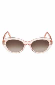 TOM FORD 53mm Oval Sunglasses