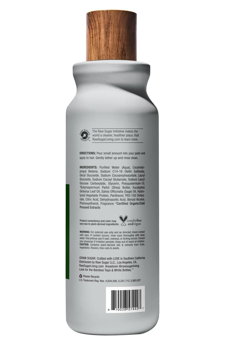 RAW SUGAR Men's Moisture Shampoo/Conditioner, Alternate, color,