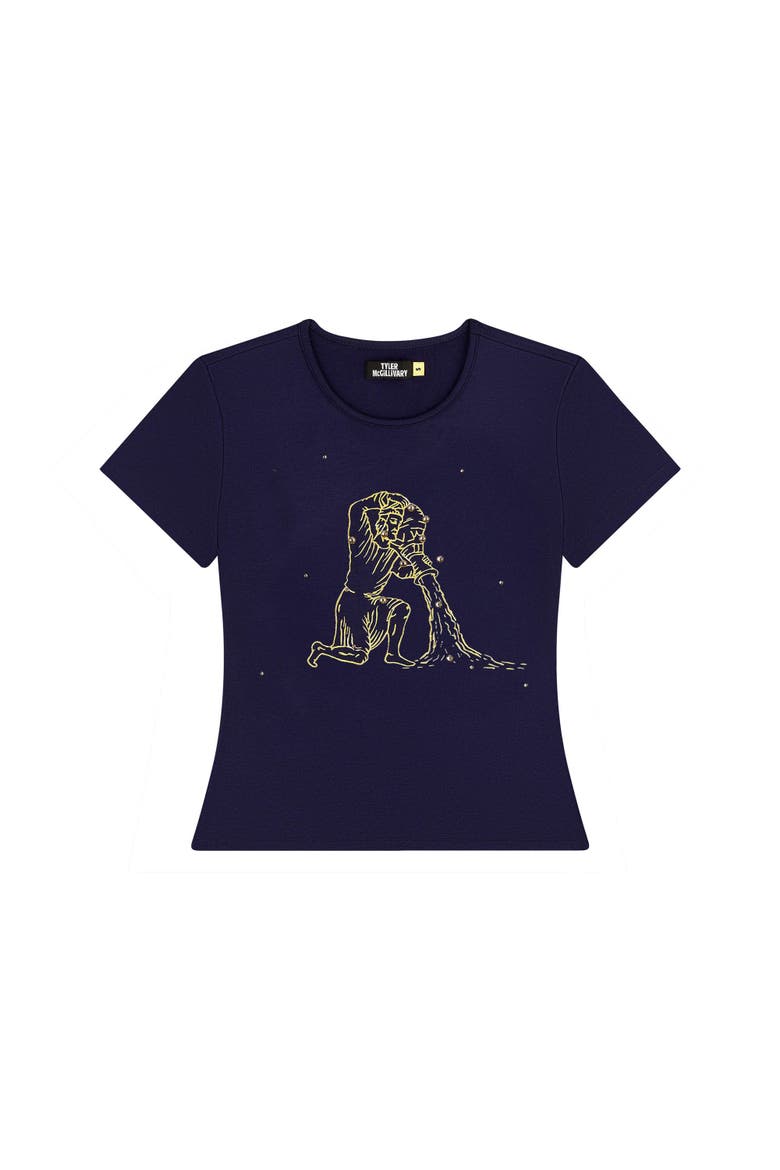 Aquarius Horoscope Tee, Main, color, Aquarius