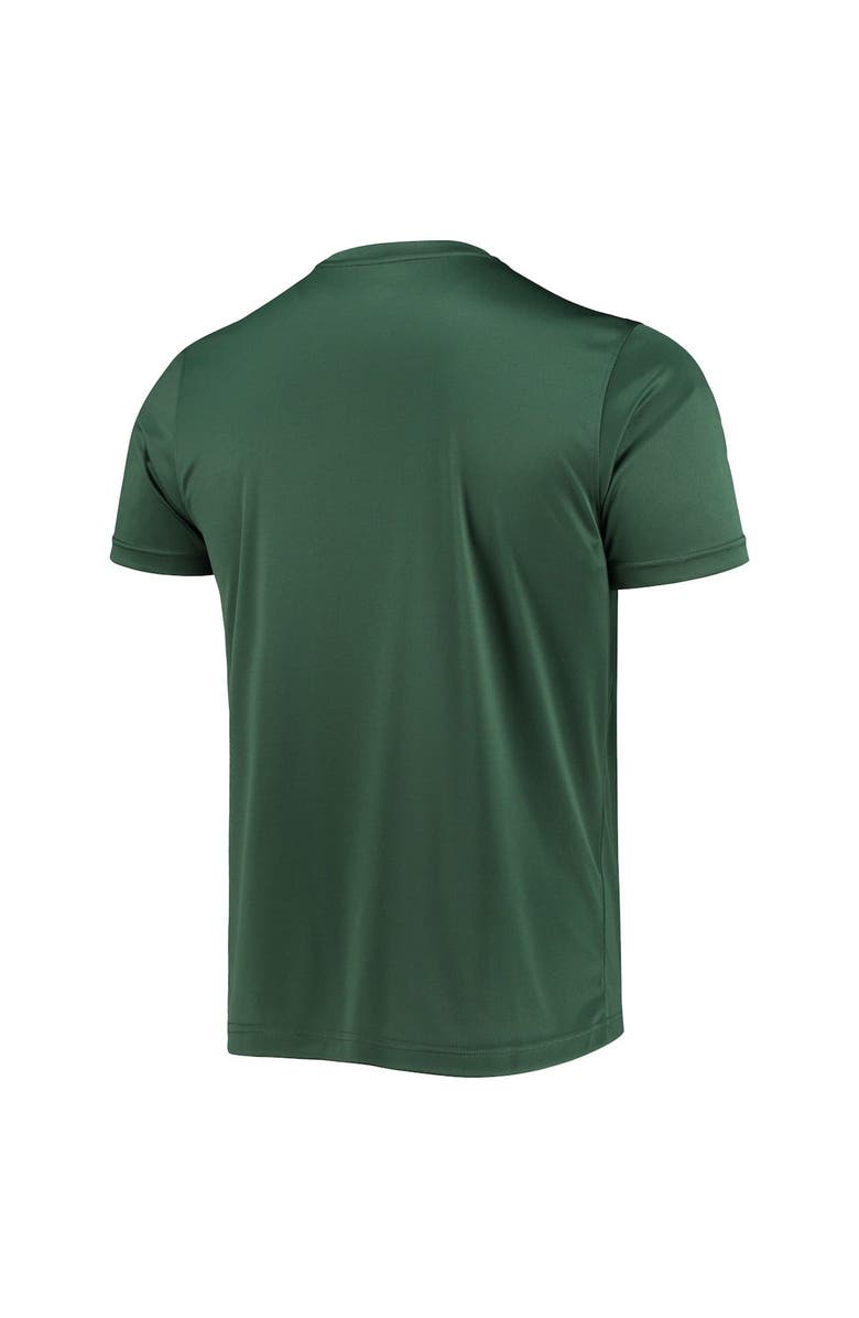 Champion Men's Champion Green Miami Hurricanes Wordmark Slash T-Shirt, Alternate, color,