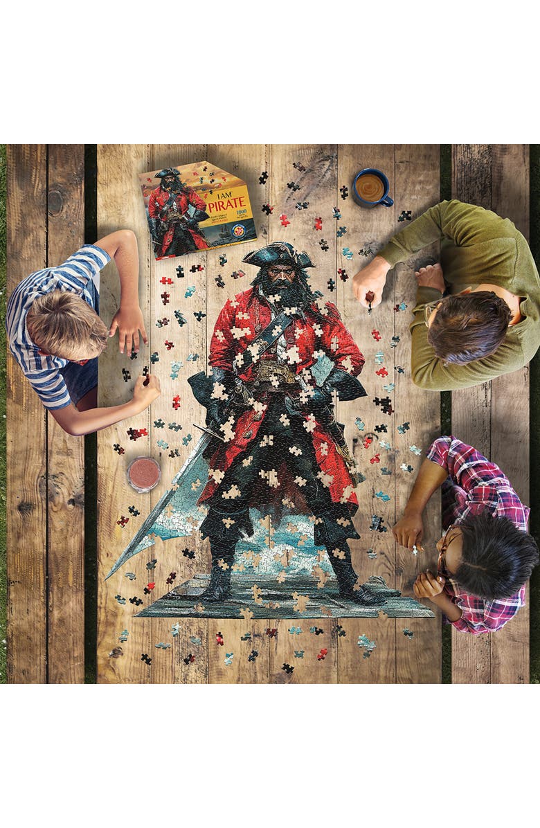 Madd Capp I Am Pirate 1000 Piece Character Shaped Jigsaw Puzzle, Alternate, color, Multicolored
