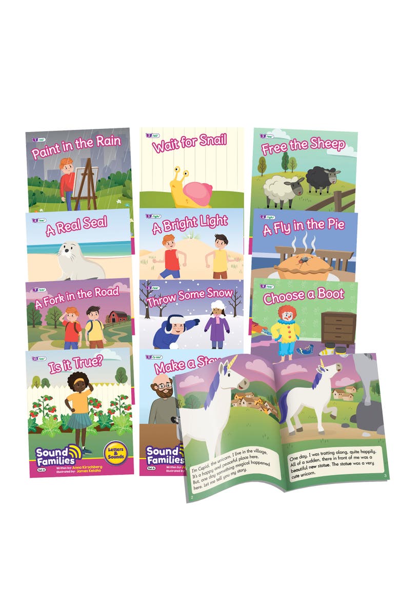 Junior Learning Decodable Readers Sound Families Long Vowel Fiction Phase 5.5, Main, color, Multicolored