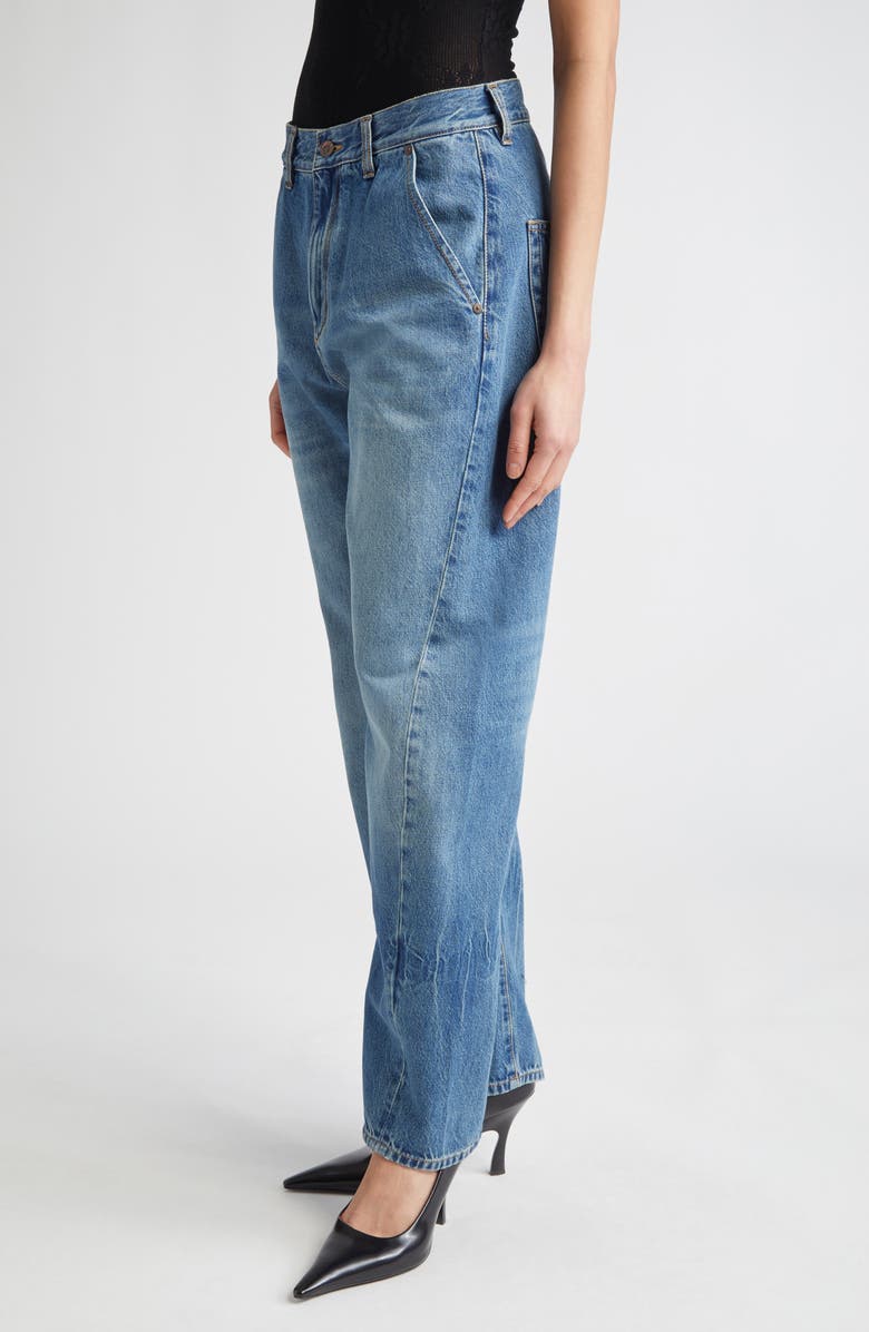 Victoria Beckham Twisted Slouch Jeans, Alternate, color,