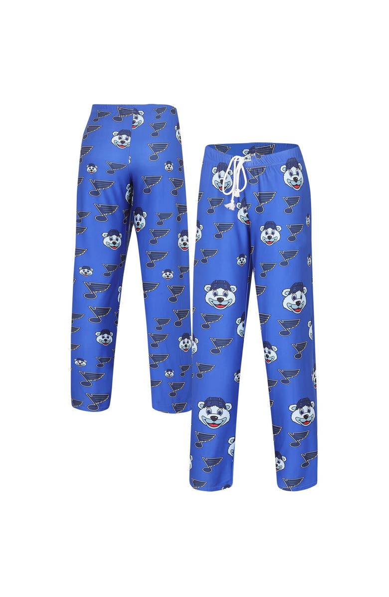 CONCEPTS SPORT Women's Concepts Sport Blue St. Louis Blues Gauge Allover Print Knit Sleep Pants, Alternate, color, Blue