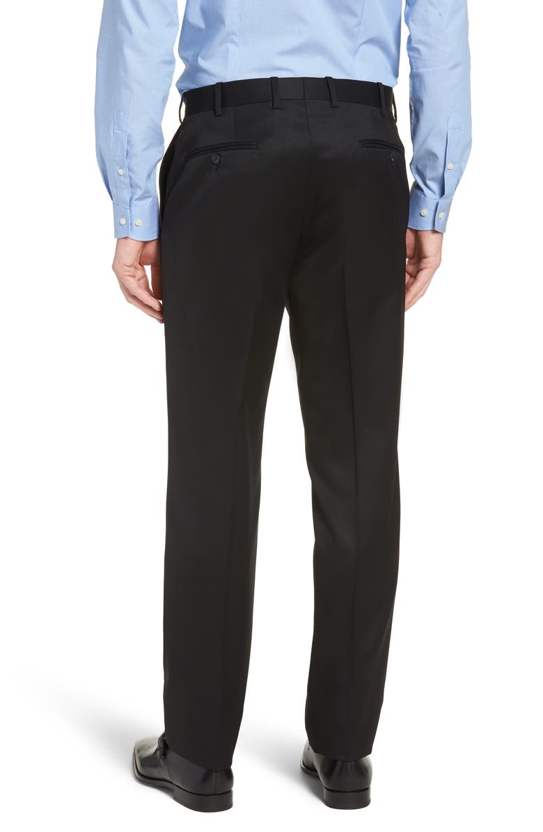 John W. Nordstrom<sup>®</sup> Torino Classic Fit Flat Front Solid Dress Pants, Alternate, color, 